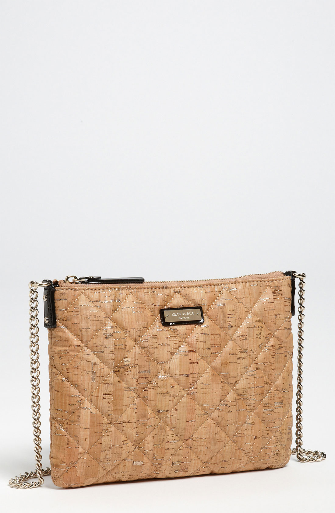 Kate Spade Cold Coast Ginnie Cork Crossbody Bag in Beige (natural/ gold