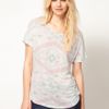 Mango Mango Aztek Print Tshirt in Gray (green) - Lyst