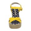 Marc By Marc Jacobs Marc By Marc Jacobs Womens Quero Sa Printed Lizard Espadrille in Yellow - Lyst