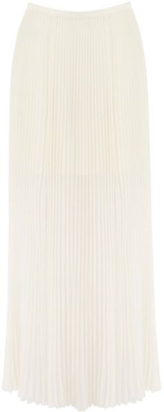 Oasis Pleat Sexy Split Maxi Skirt - Lyst