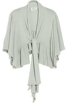 Temperley London Adriana Ruffled Merino Wool and Silkblend Shrug - Lyst
