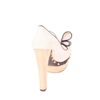 Valentino Rockstud Decolletté Open Toe in Beige - Lyst
