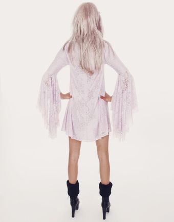 Wildfox White Label New Mexico Flounce Sleeve Dress - Lyst