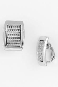 Ak Anne Klein Woven Clip Studs - Lyst