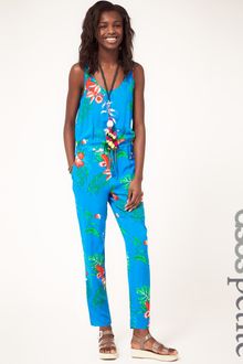 ASOS Collection Asos Petite Exclusive Jumpsuit in Tropical Print - Lyst