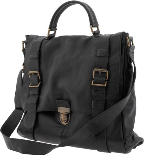 Banana Republic Heritage Pure Leather Book Bag in Black for Men (black ) | Lyst