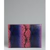 Bcbgmaxazria Pink Snakeskin Llene Envelope Clutch in Blue (pink) - Lyst