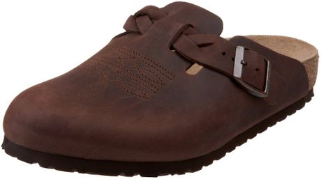 Birkenstock Birkenstock Womens Boston Clog in Brown (habana) - Lyst