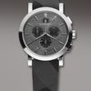 Burberry Checkstrap Chronograph Watch in Gray for Men (null) - Lyst