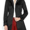 Burberry Prorsum Midlength Cottonsateen Trench Coat in Black - Lyst