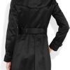 Burberry Prorsum Midlength Cottonsateen Trench Coat in Black - Lyst