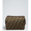 Fendi Tobacco Zucca Canvas Zip Travel Pouch in Brown for Men (tobacco) - Lyst