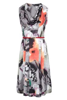 Full Circle Maki Cowel Front Full Midi Dress - Lyst