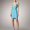 Hervé Léger Sleeveless Bandage Dress, Peacock in Blue (peacock) - Lyst