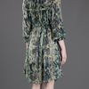 Isabel Marant Python Pattern Dress in Green - Lyst