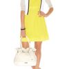 Karen Millen Colour Contrast Knit Cardigan in Beige (cream) - Lyst
