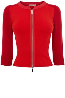 Karen Millen Colour Contrast Knit Cardigan - Lyst