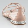 Miu Miu Bejeweledheel Strappy Sandal in Beige (nude) - Lyst