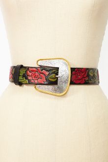 Nasty Gal Western Rose Belt - Lyst