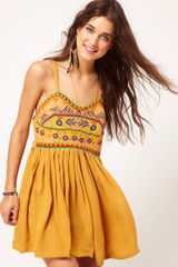 One Teaspoon One Teaspoon Embroidered Penny Lane Dress