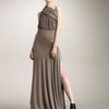 Rick Owens Oneshoulder Tunic Dress in Gray (dust) - Lyst