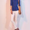 Therapy Jersey Peplum Top in Blue - Lyst