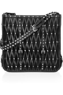 Valentino Studded Leather Shoulder Bag - Lyst