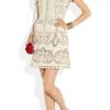 Valentino Leather and Lace Espadrilles in Beige (sand) - Lyst