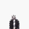 Alexander Mcqueen Black White Punk Shell Clutch in Black - Lyst