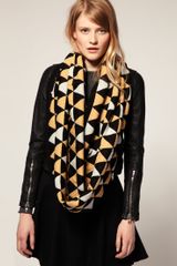 ASOS Collection Asos Metallic Geo Knit Snood
