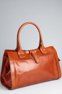 Chloé Mahogany Leather Diane Large Shoulder Bag - Lyst