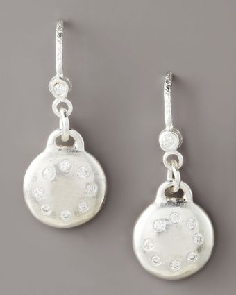 Dominique Cohen Disc Diamond Earrings - Lyst