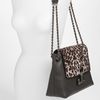Marc Jacobs Safari Xl Single Leather Calf Hair Shoulder Bag in Gray (dark grey and anamalier) - Lyst