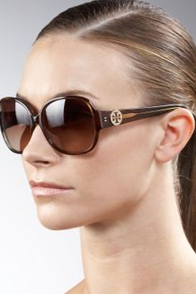 Tory Burch Logo-temple Sunglasses - Lyst