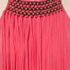 Zara Dress with Plaited Collar in Pink (coral) - Lyst