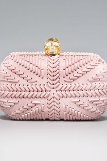 Alexander McQueen Skull-clasp Britannia Box Clutch - Lyst