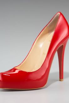 Christian Louboutin Rolando Hidden-platform Pump, Patent Leather - Lyst
