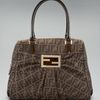 Fendi Mia Zuccaprint Bag in Brown (tobacco) - Lyst