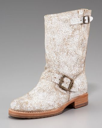  Veronica Crackled Leather Boot 