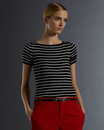  Striped Knit Top 