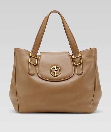 Gucci Medium Tote in Brown (light brown) - Lyst