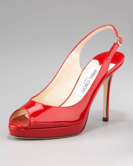 jimmy choo red patent