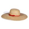Juicy Couture Natural Wide Brim Sun Hat with Patent Bow in Beige (natural) - Lyst
