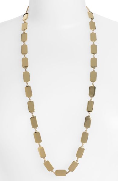 Kate Spade Park Guell Long Strand Necklace in Gold - Lyst
