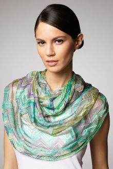 Missoni Zigzag Knit Infinity Scarf - Lyst