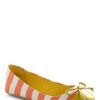 Modcloth Queen Of The Cone Flat in Strawberry and Lemon in Orange (strawberry) - Lyst