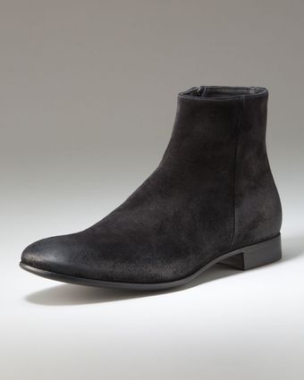 Prada Brushed-suede Boot - Lyst
