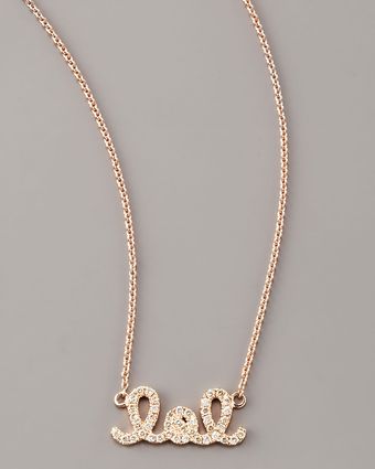  Diamond Lol Necklace 