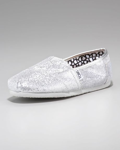 silver sparkly toms