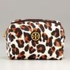 Tory Burch Brigitte Bengal Leopard Cosmetic Case in Animal (ivory bengal) - Lyst